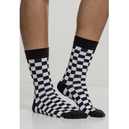 Checker Socks 2-Pack black/white