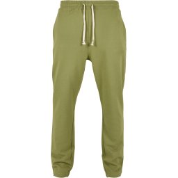 Organic sweatpants with a low crotch, newolive