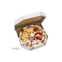 ZOOKSY/RAINBOW SOCKS Rainbow Socks Pizza 4 чифта хавайски пеперони капричиоза