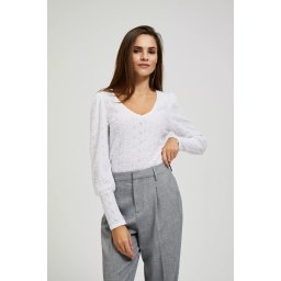 Marisse Openwork Blouse With A V-Neck