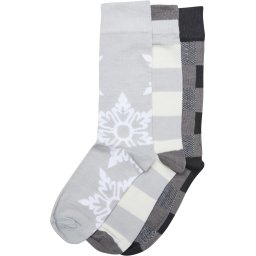 Unisex Christmas Socks Urban Classics Christmas Snowflakes Socks 3-Pack