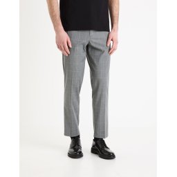 Celio Plaid 24h Gochecko Trousers - Men's