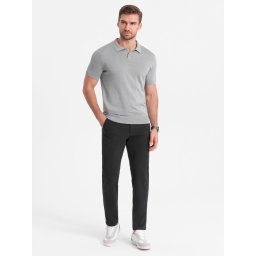 Ombre Elegant men's SLIM FIT chino pants - graphite