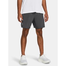 Under Armour Shorts UA LAUNCH 7'' 2-IN-1 SHORTS-GRY - Men