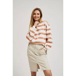 Marisse Women's Sweatshirt L-Bl-4313 L.Brown