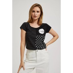 Marisse Women's Blouse L-Ts-4316 Black