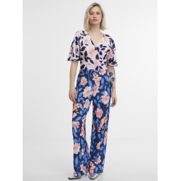 Orsay Navy Blue Women's Floral Jumpsuit - Women's