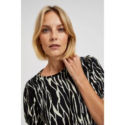 Marisse Women's Blouse L-Ts-4341 Black