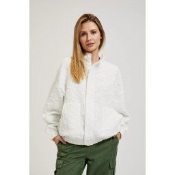 Marisse Women's Sweatshirt L-Bl-4318 Off White