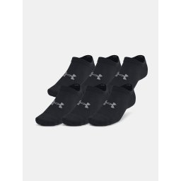 Under Armour Socks UA Essential No Show 6pk-BLK - unisex