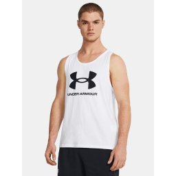 Under Armour Tank Top UA SPORTSTYLE LOGO TANK-WHT - Men