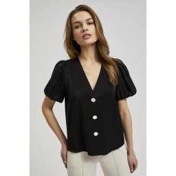 Marisse Women's Shirt L-Ko-4331 Black