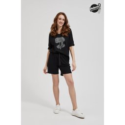 Marisse Women's Shorts L-Sh-4301 Black