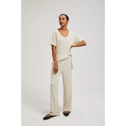 Marisse Women's Trousers L-Sp-4318 L.Beige
