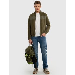 Big Star Man's Zip Sweatshirt 172845 303