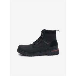 Black men's winter ankle boots Celio