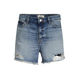 Light blue women's denim shorts Guess Relaxed Short