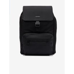 Black Men's Backpack Calvin Klein Elevated Flap BP