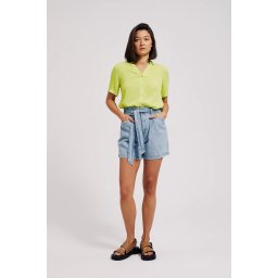 Marisse Women's Shorts L-Sh-4305 L.Blue