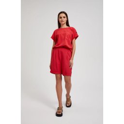 Marisse Women's Shorts L-Sh-4316 Red