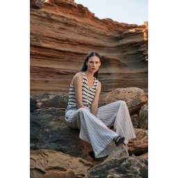 Marisse Women's Trousers L-Sp-4325 Off White