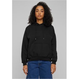 Women's Organic Oversized Hoodie Black