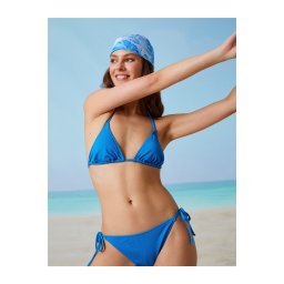 Koton Triangle Bikini Top Halter Necktie