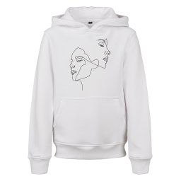 Children's hoodie One Line Fit white