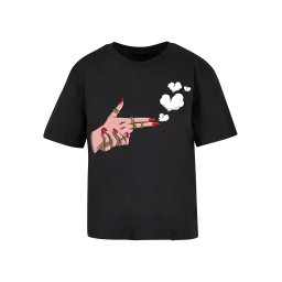 Women's T-shirt Girl Bang Black