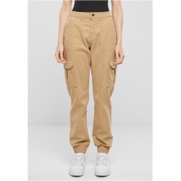 Women's Cotton Twill Utility Pants Beige