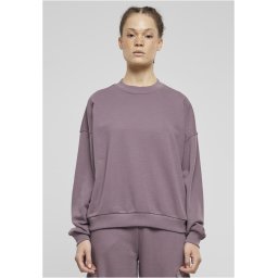 Women's Oversized Terry Sweatshirt Purple
