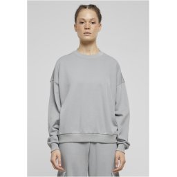 Women's Oversized Terry Light Asphalt Sweatshirt