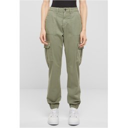 Women's Cotton Twill Utility trousers light green