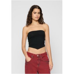 Women's knot bandeau top 2 pcs white+black