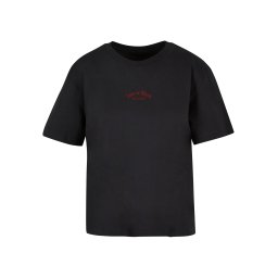 Women's T-shirt Love Is Blind Love Is Cruel black