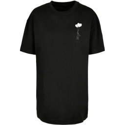Women's T-shirt Love In The Air Oversized black