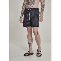 Black Swimsuit FuckYou Swimshorts