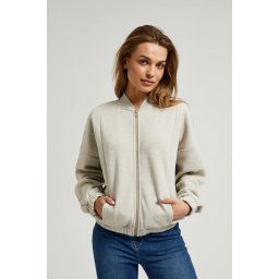 Marisse Women's Sweatshirt Z-Bl-4502 L.Beige Mel