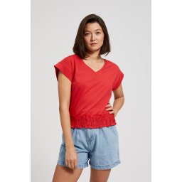 Marisse Women's Blouse L-Ts-4413 Red