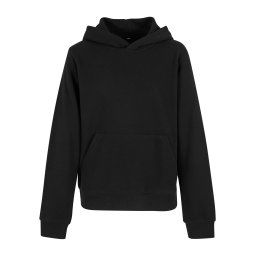 Terry black girl's hoodie
