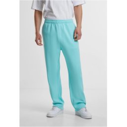 Men's loose sweatpants Fluffy beryl blue