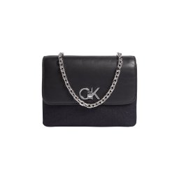 Calvin Klein Handbag Women / Girl Black Jacquard Mono