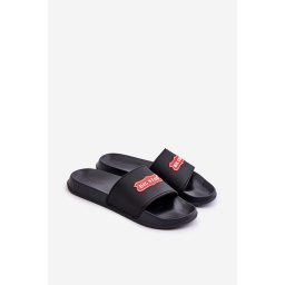 Men's slippers with Big Star logo black