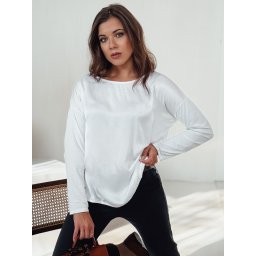 Дамска блуза oversize SILKINEA бяла