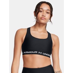 Under Armour Crossback Mid Bra-BLK - Women's Bra