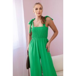 Strappy with frilly top in green