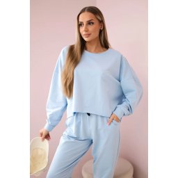 Set 2-piece sweatshirt + trousers blue