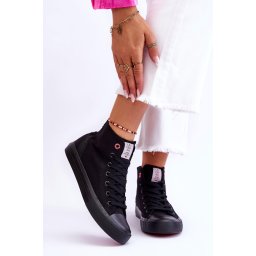 Дамски класически високи кецове Cross Jeans