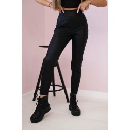 marka niezdefiniowana Leggings with an animal motif black