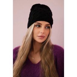 marka niezdefiniowana Cap with fleece Teresa K285 black